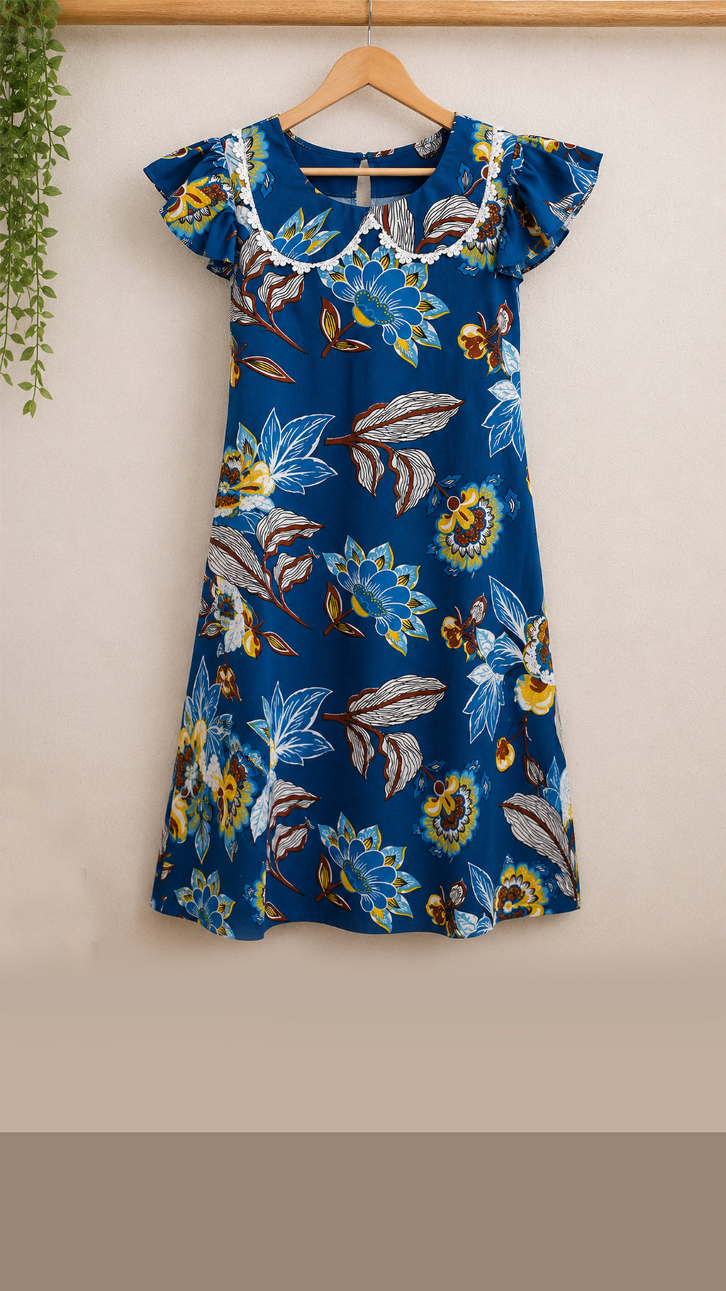 CADAXA Women's Floral A-Line Dress
