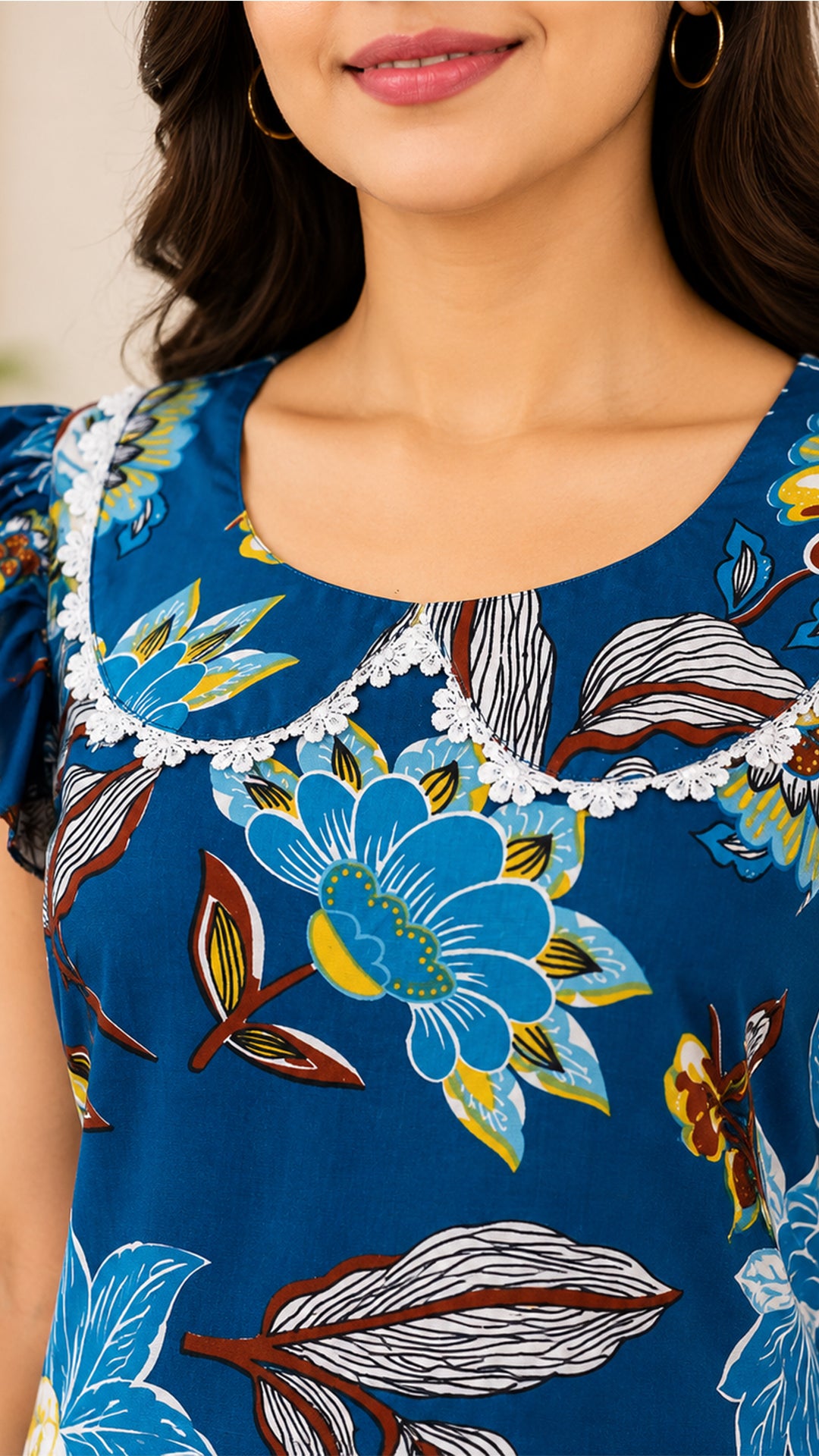 CADAXA Women's Floral A-Line Dress