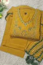 Anarkali Kurta Pant & Dupatta Set