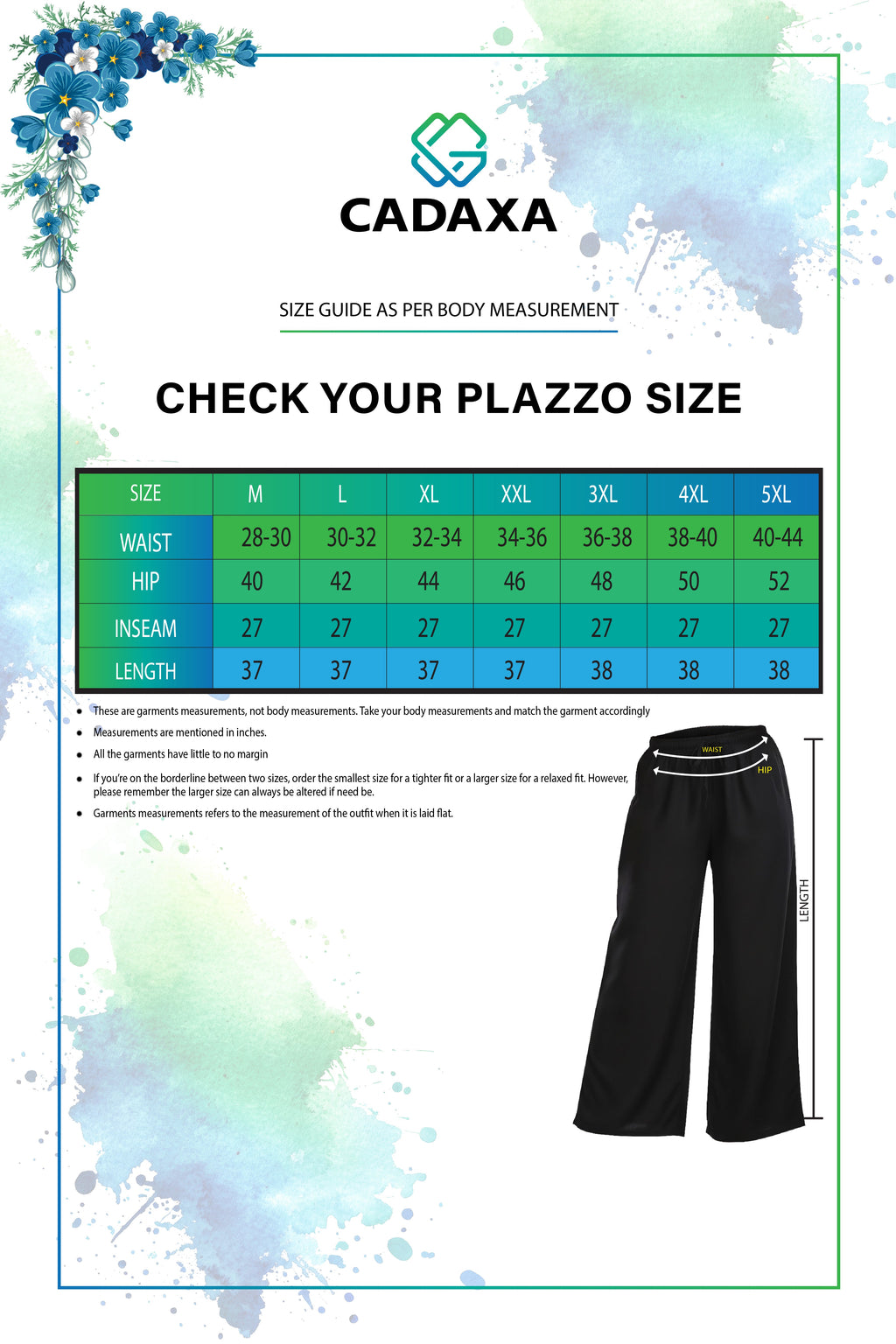 Rayon Plazzo Pants