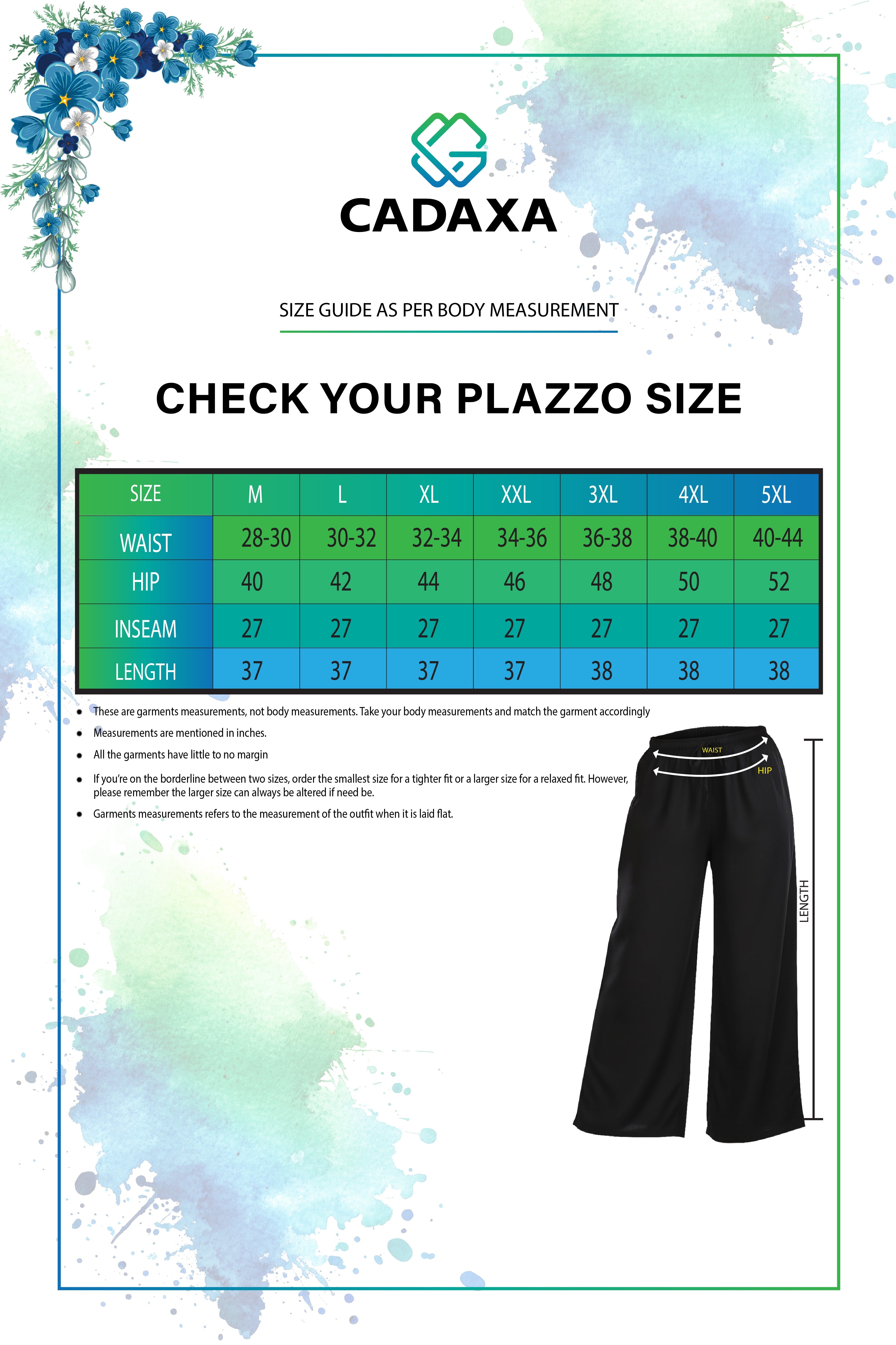 Rayon Plazzo Pants